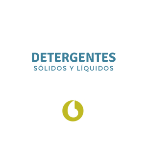 Detergentes sólidos y líquidos